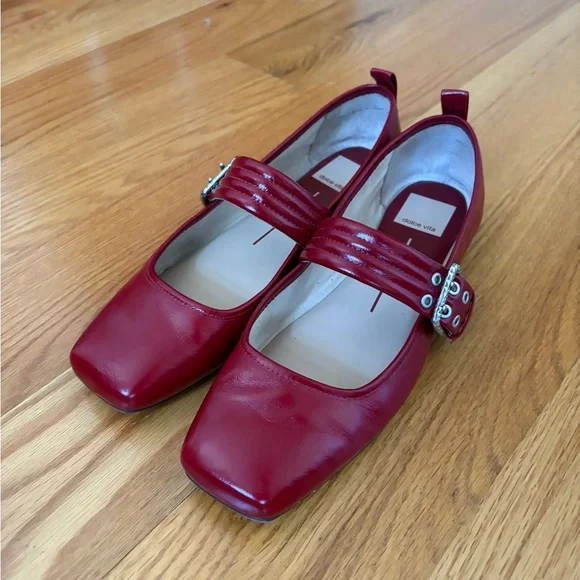 Dolce Vita Arora Mary Jane Ballet Flats with Buckle - Picture 3 of 8